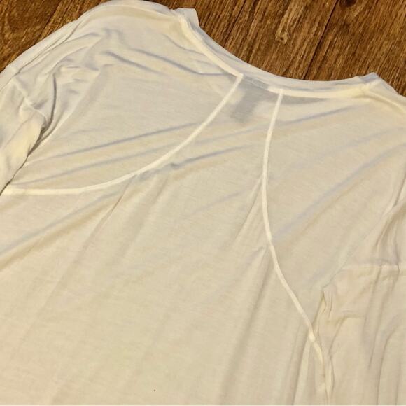 Sweaty Betty Easy Peazy Long Sleeve Crew Neck Shirt Top in Lily White Size XS - Picture 12 of 15